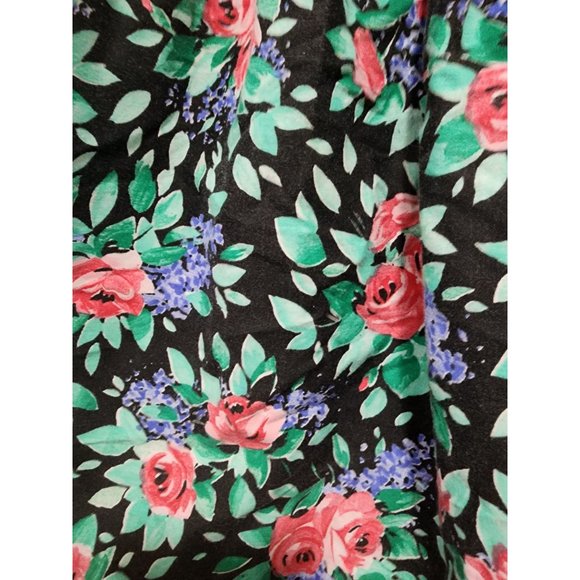 Vtg Girls Dress Floral Size 4 Little Grown Ups Double Collared Easter Spring - Picture 4 of 7